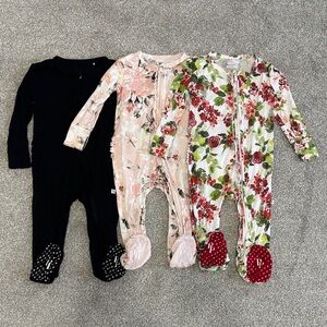 Posh Peanut Ruffled Footie Bundle